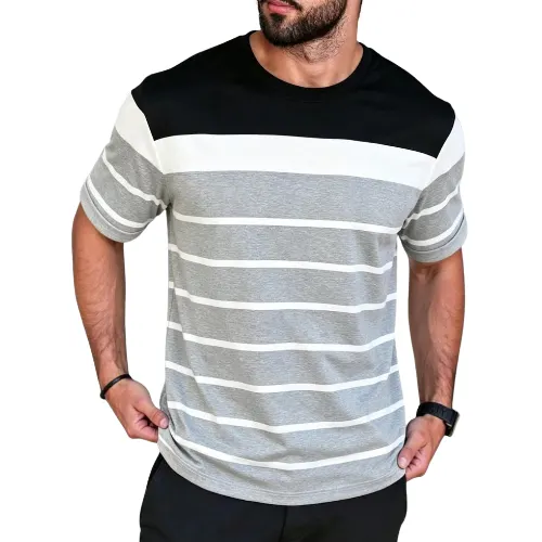 Polo Rayas Algodon Importado